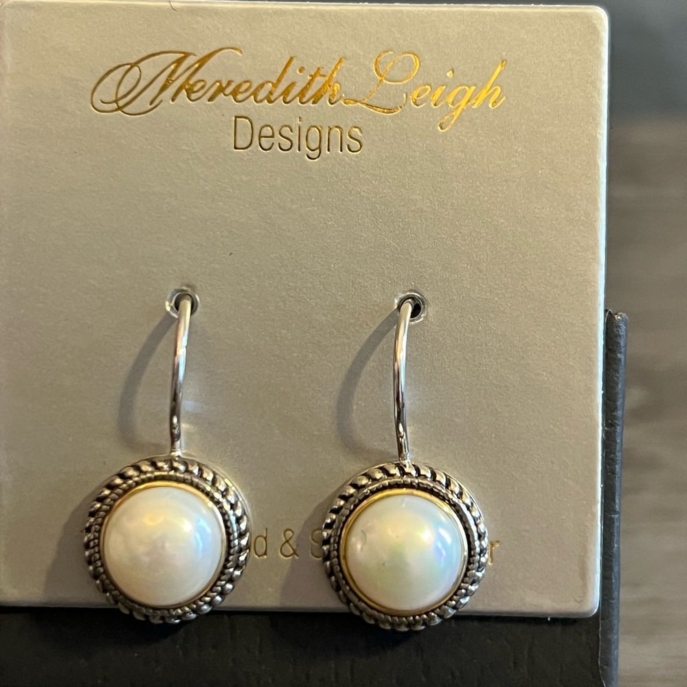 Pearl earrings
